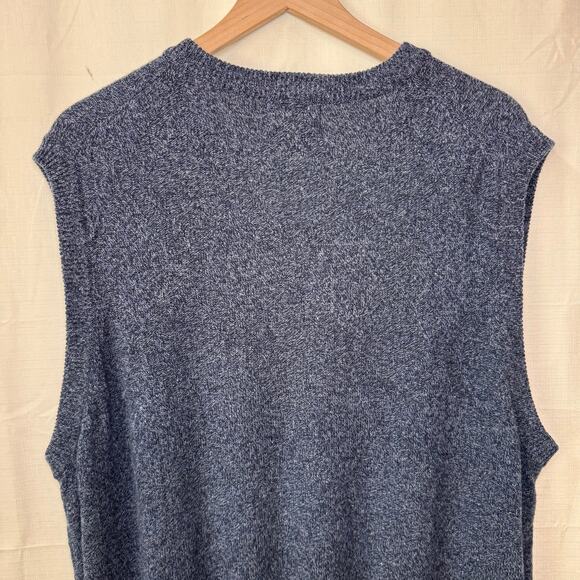 PENDLETON Lambswool Sweater Vest Men's XL V-neck Textured Business Casual Golf - Picture 6 of 12